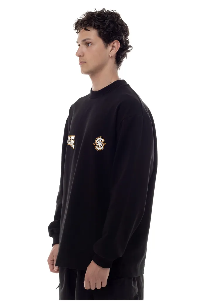 Лонгслив Cash charge черный мужской