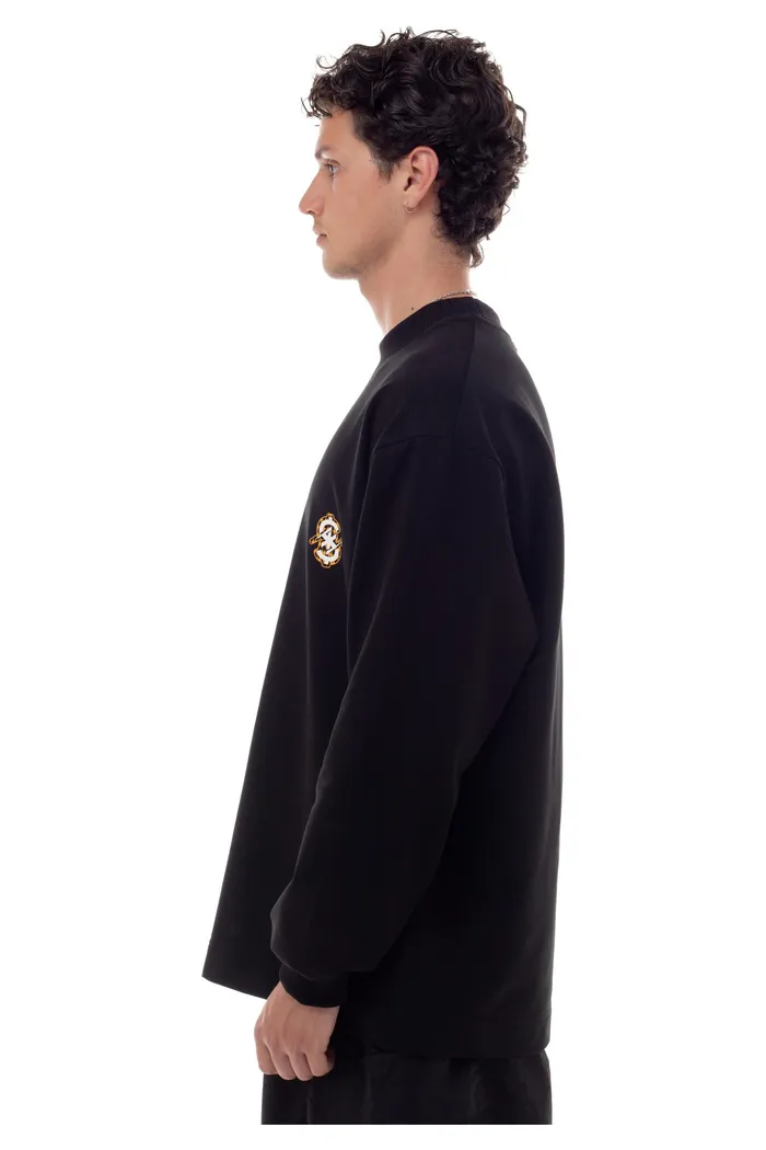 Лонгслив Cash charge черный мужской