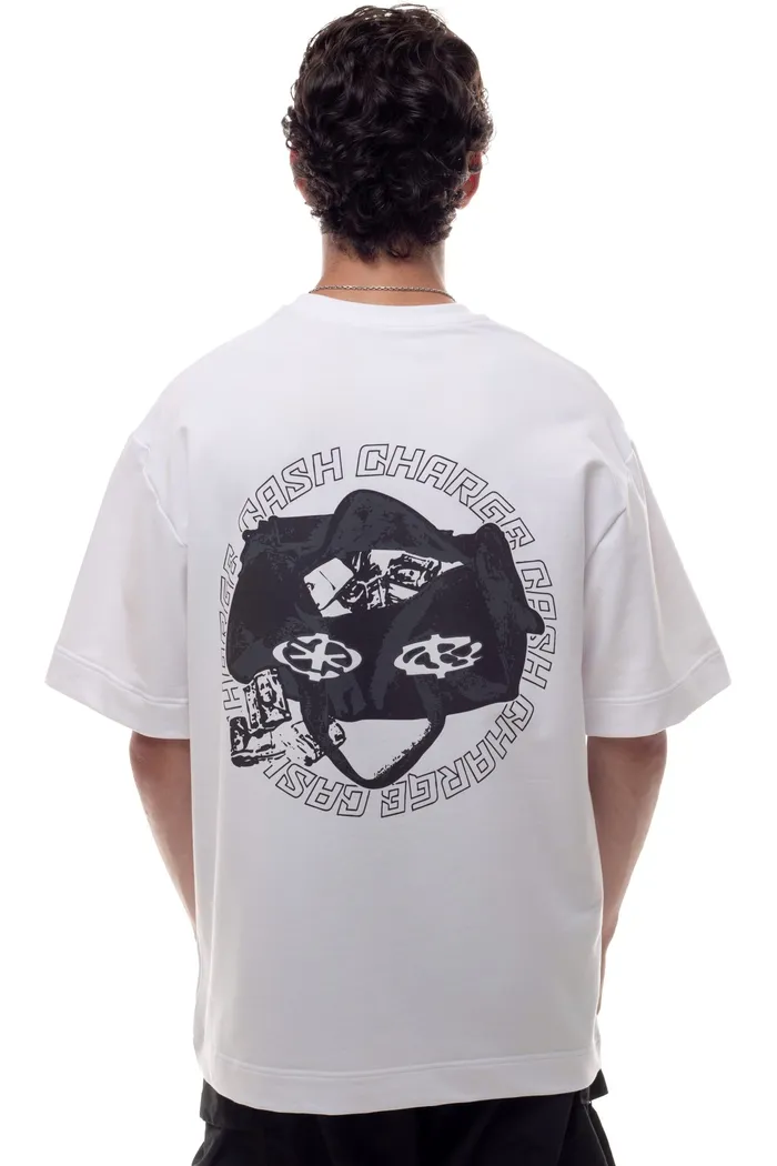 Футболка Cash charge белая мужская