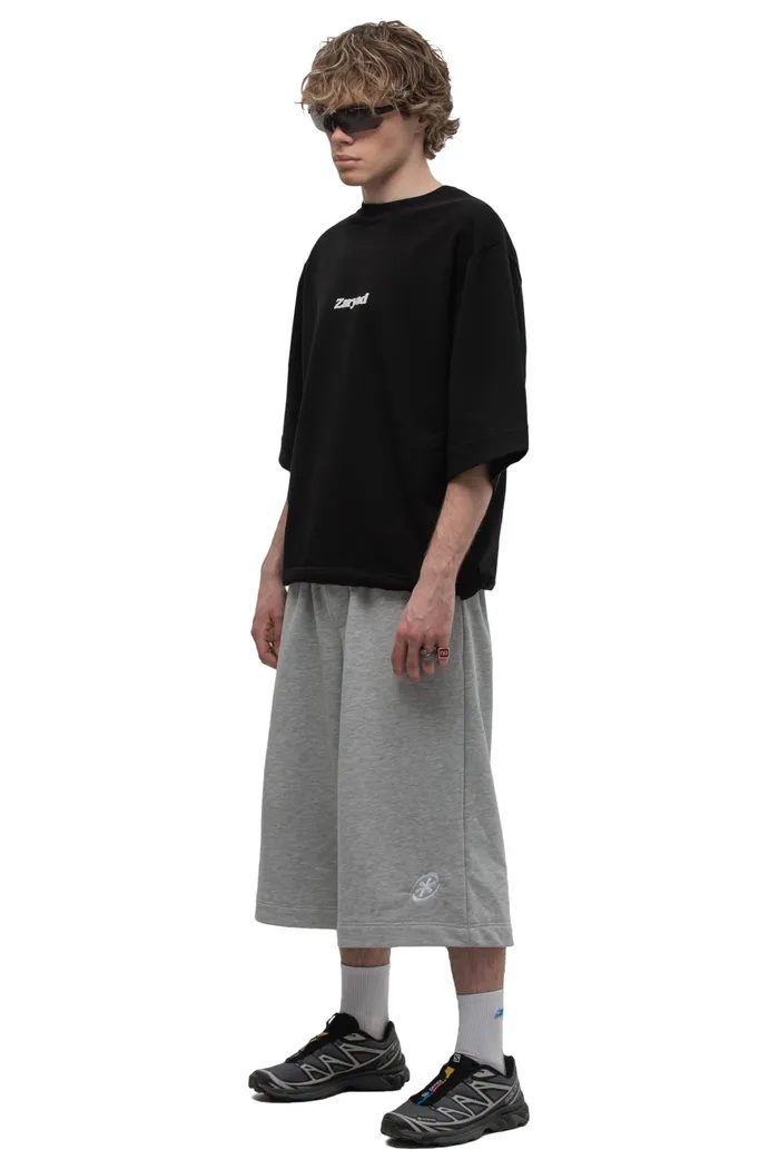 Футболка 3/4 Zaryad basic черная мужская