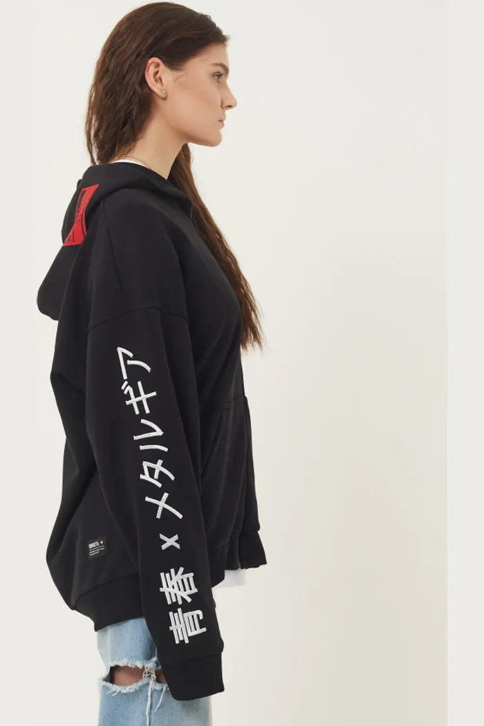 Худи на молнии ЮНОСТЬ™ MGST «RESPECT» черное