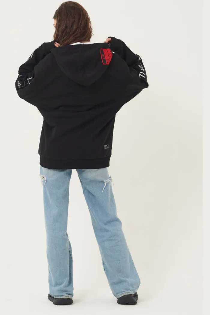 Худи на молнии ЮНОСТЬ™ MGST «RESPECT» черное