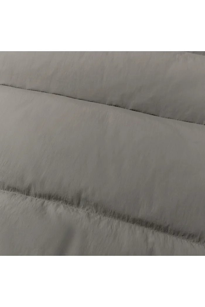 Пуховик YMKASHIX HTF Logo серый мужской