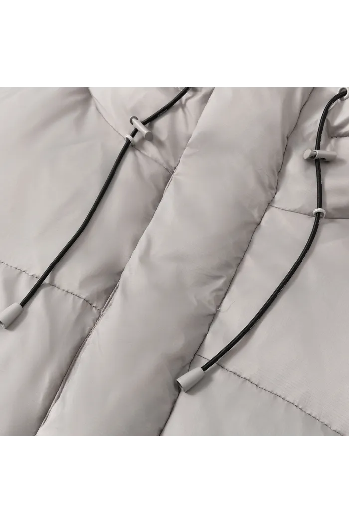 Пуховик YMKASHIX Star светло-серый мужской