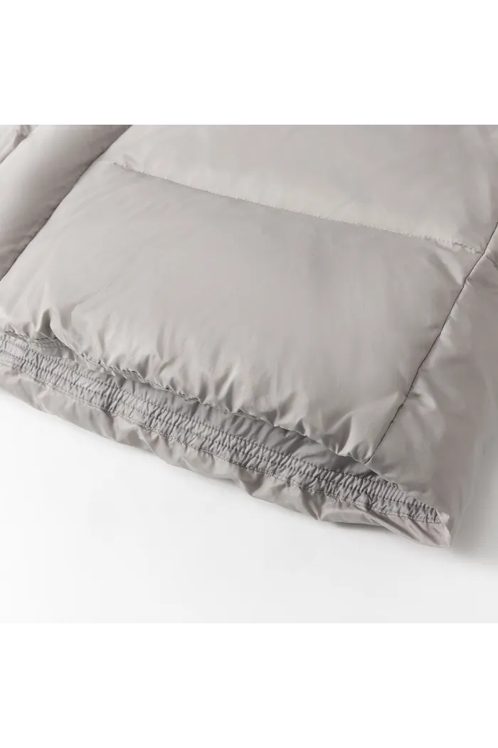 Пуховик YMKASHIX Star светло-серый мужской