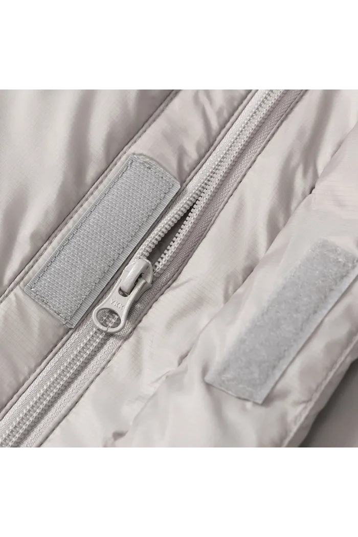 Пуховик YMKASHIX Star светло-серый мужской