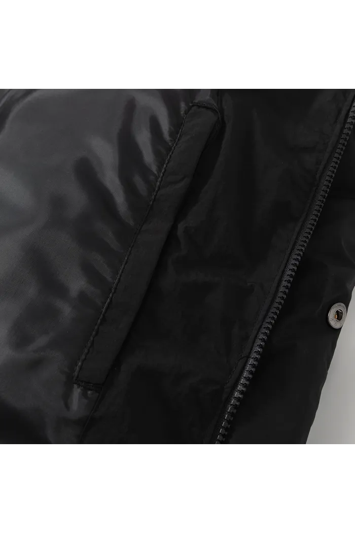 Пуховик YMKASHIX HTF Logo черный мужской