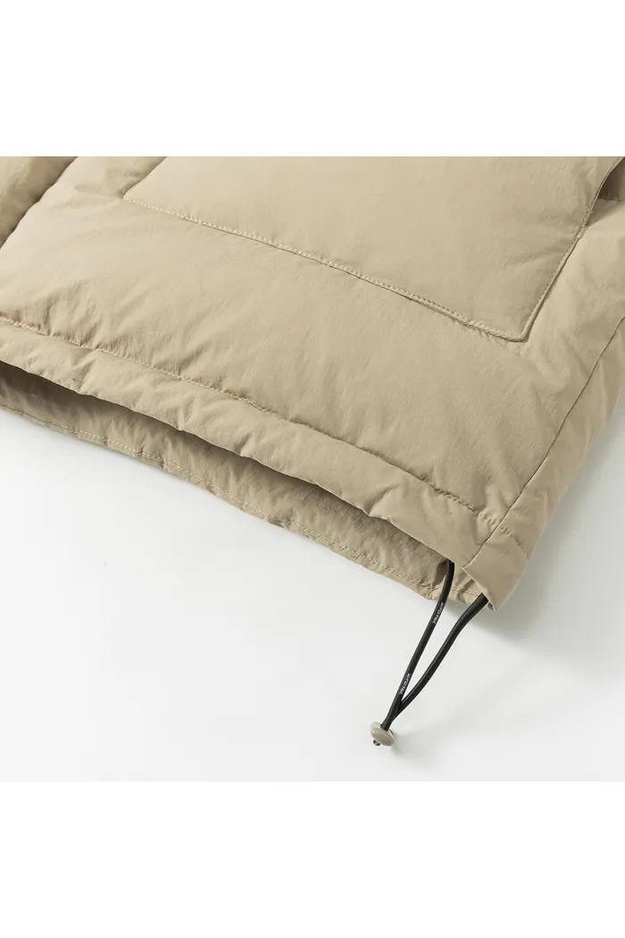 Пуховик YMKASHIX HTF Logo песочный мужской