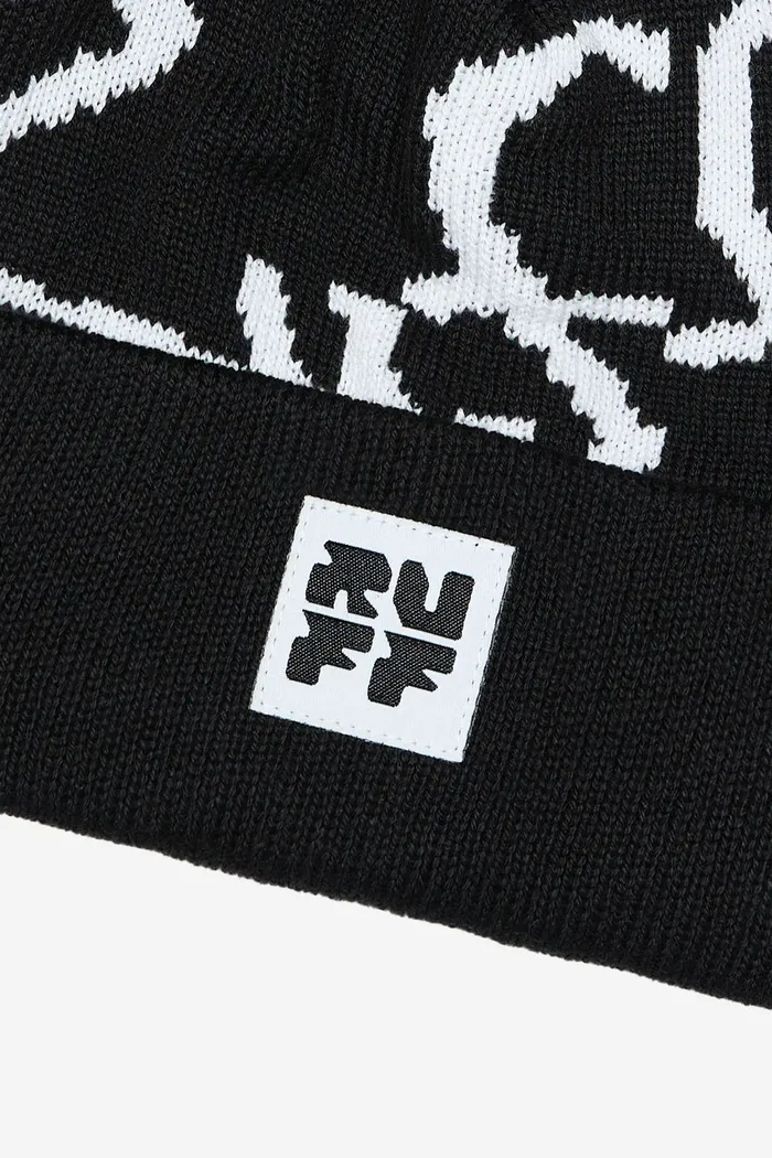 Шапка Cashier's Cheque Beanie Black/White черно-белая мужская