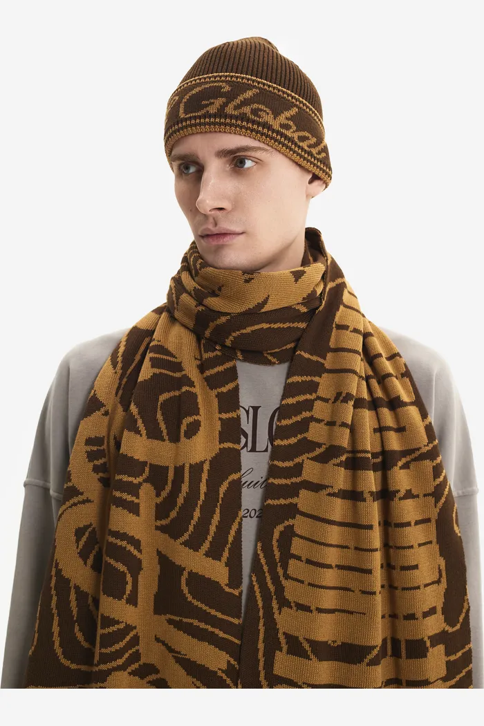 Шапка TBRTS Beanie Brown коричневая мужская