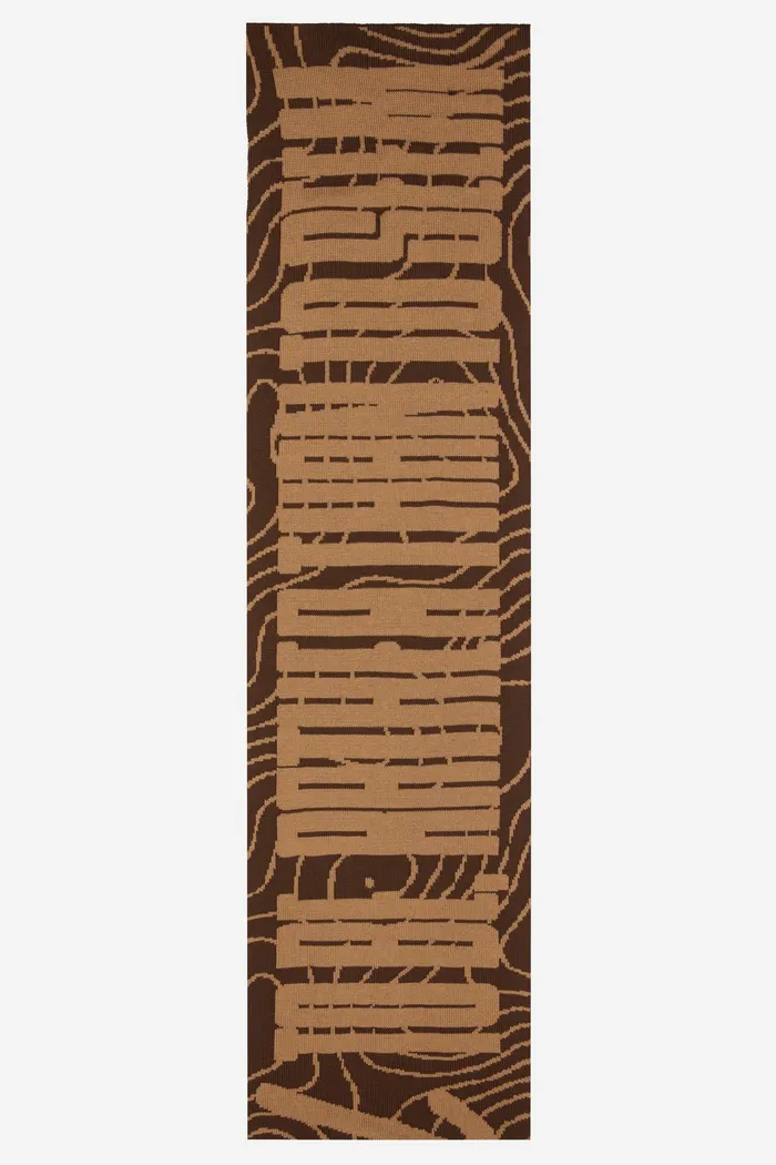 Шарф TBRTS Scarf Brown коричневый мужской