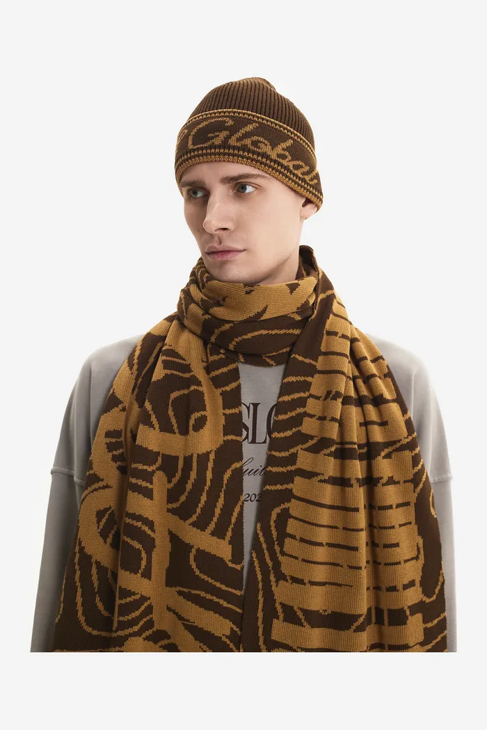 Шарф TBRTS Scarf Brown коричневый мужской