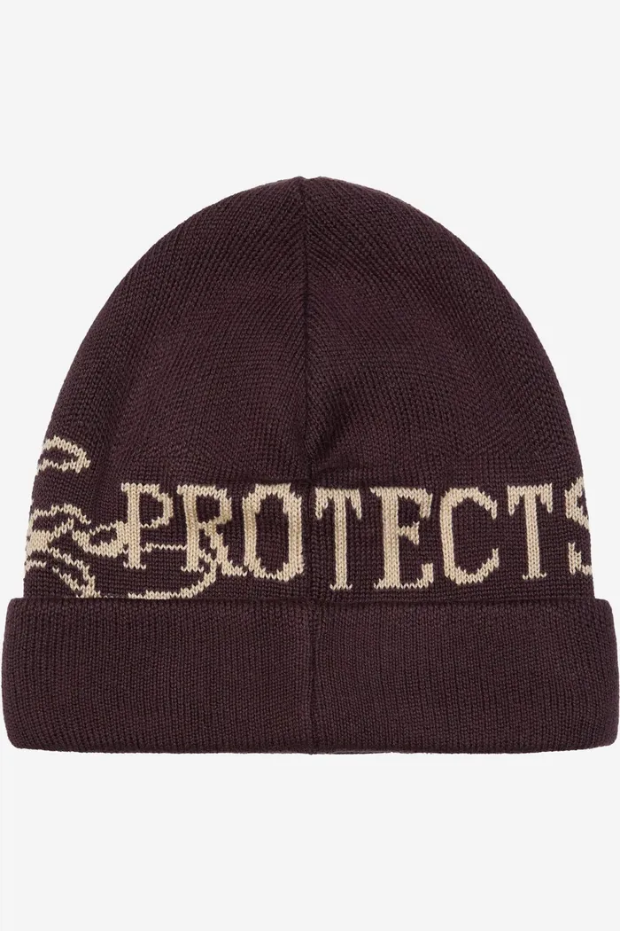 Шапка Warms Hugs Protects Beanie Violet винная мужская