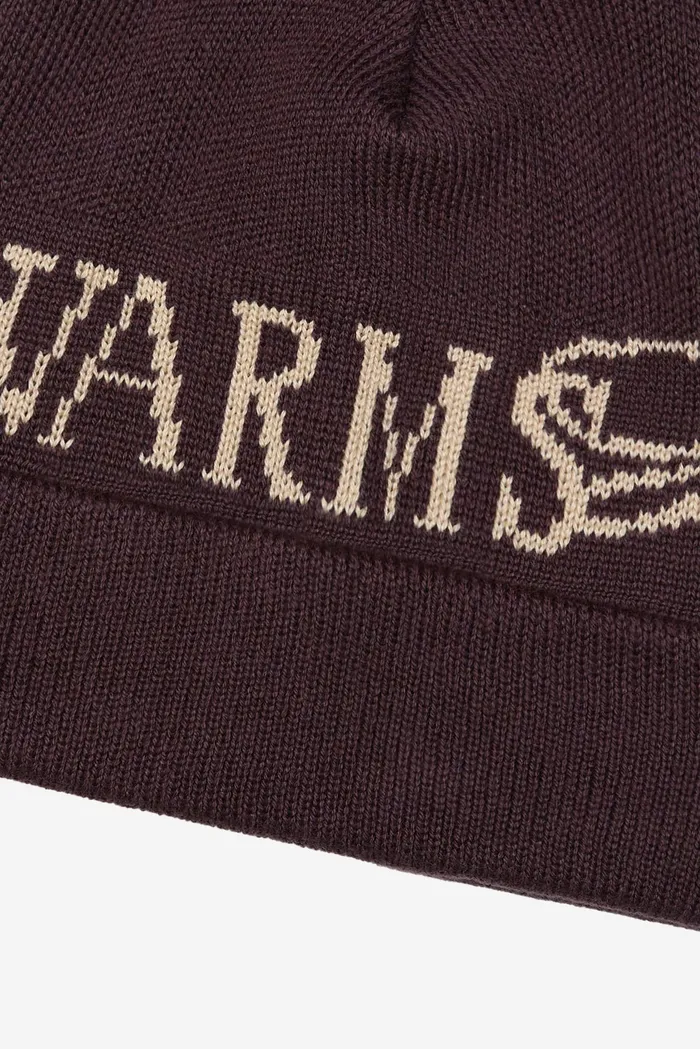 Шапка Warms Hugs Protects Beanie Violet винная мужская
