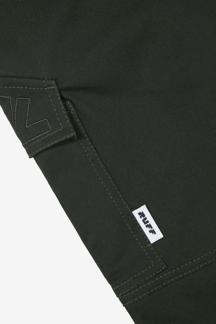 Брюки Ruff Cargo Pants Dark Green темно-зеленые