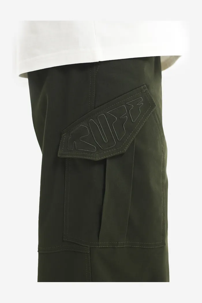 Брюки Ruff Cargo Pants Dark Green темно-зеленые