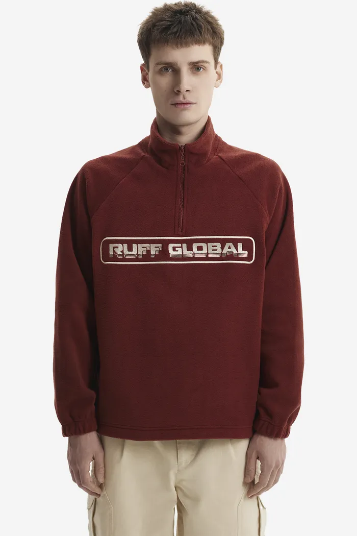 Толстовка Halfzip Fleece Jacket Brick кирпичная мужская