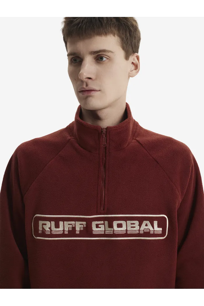 Толстовка Halfzip Fleece Jacket Brick кирпичная мужская