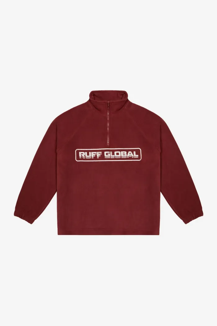 Толстовка Halfzip Fleece Jacket Brick кирпичная мужская