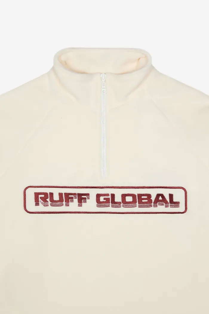 Толстовка Halfzip Fleece Jacket Cream кремовая мужская