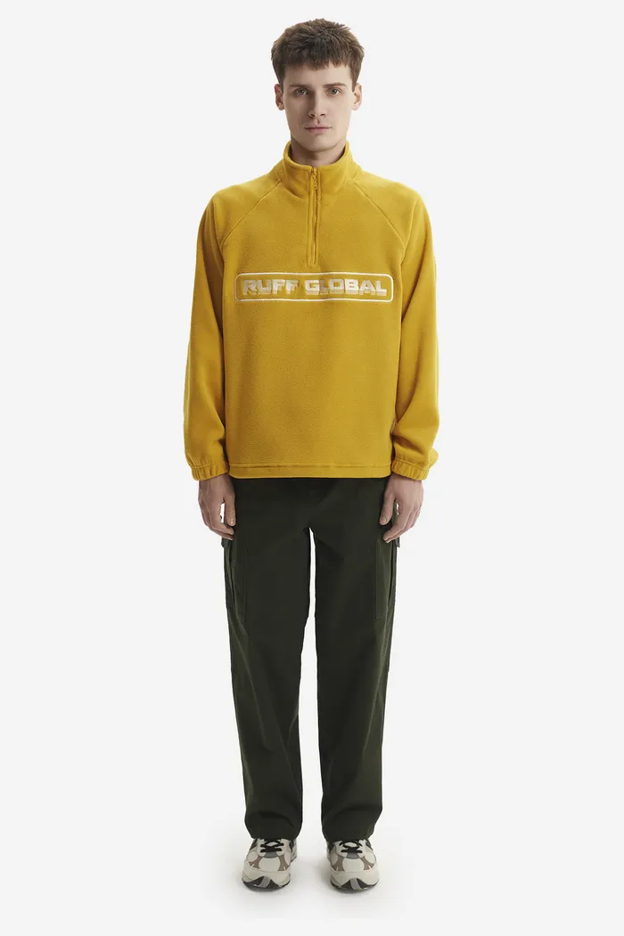 Толстовка Halfzip Fleece Jacket Mustard горчичная мужская