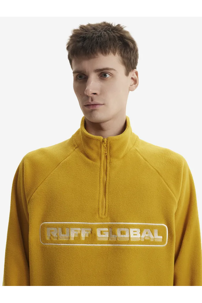 Толстовка Halfzip Fleece Jacket Mustard горчичная мужская
