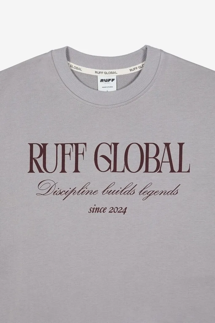 Свитшот Oversized Sweatshirt Grey серый мужской