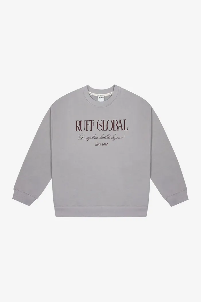 Свитшот Oversized Sweatshirt Grey серый мужской