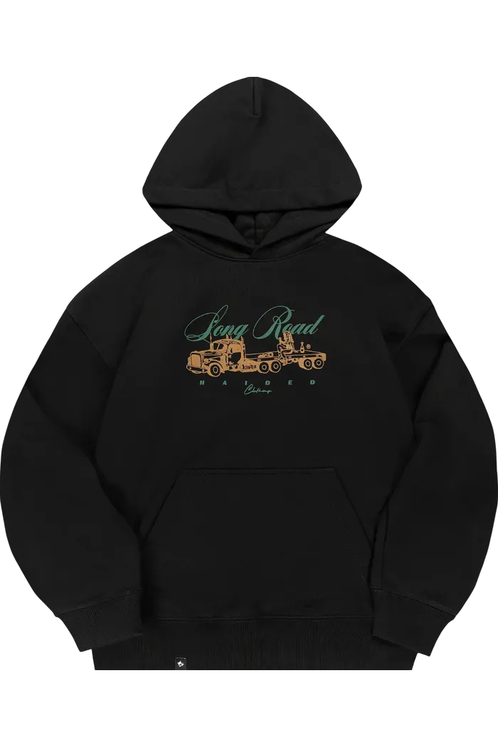 Худи LONG ROAD RLXD HW HOD black женское