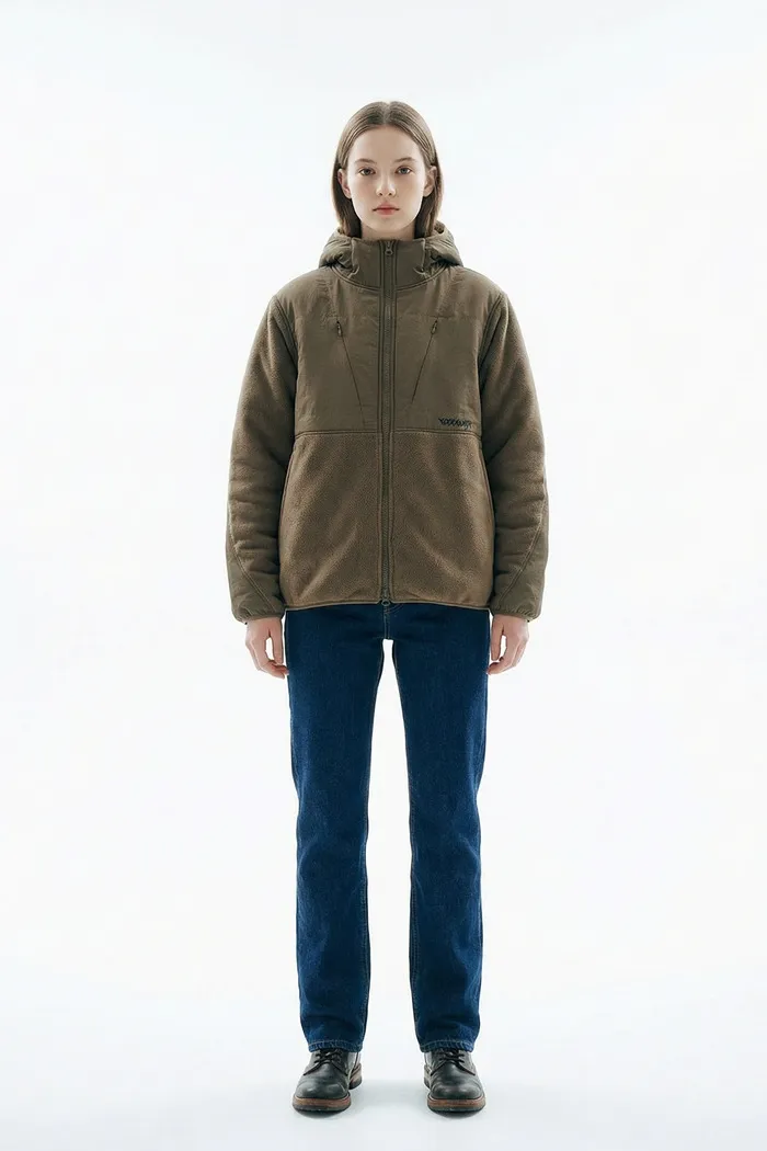 Худи YMKASHIX Zip Ranger коричневое женское