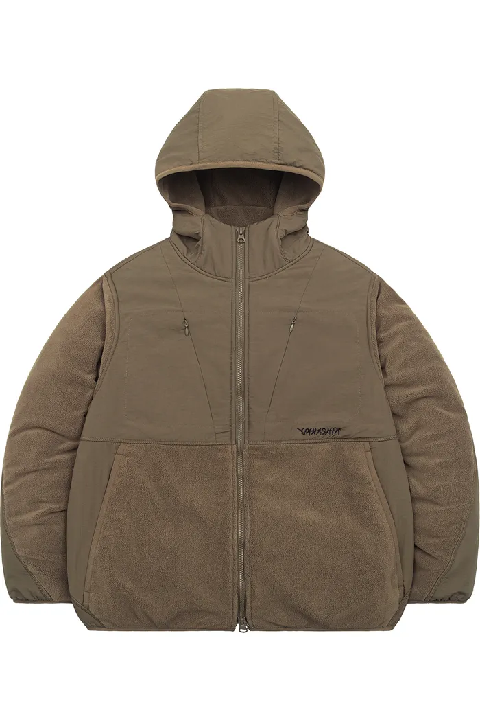 Худи YMKASHIX Zip Ranger коричневое женское