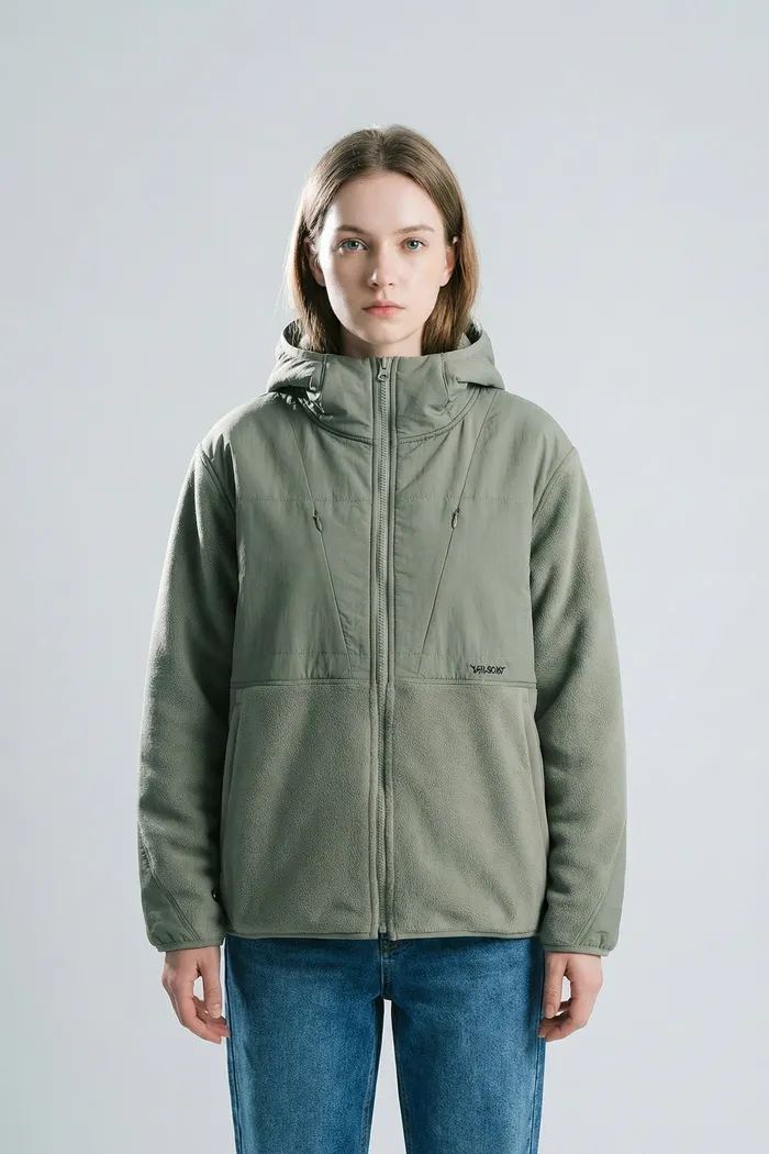 Худи YMKASHIX Zip Ranger хаки женское