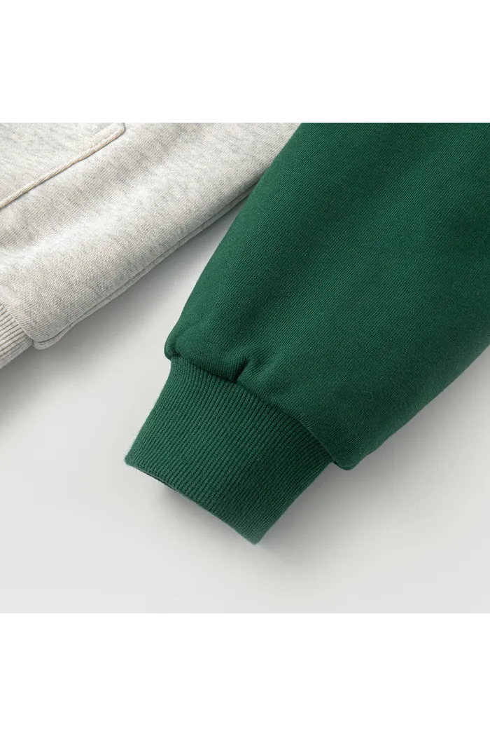 Зип худи YMKASHIX HTF светло-серое/зеленое женское