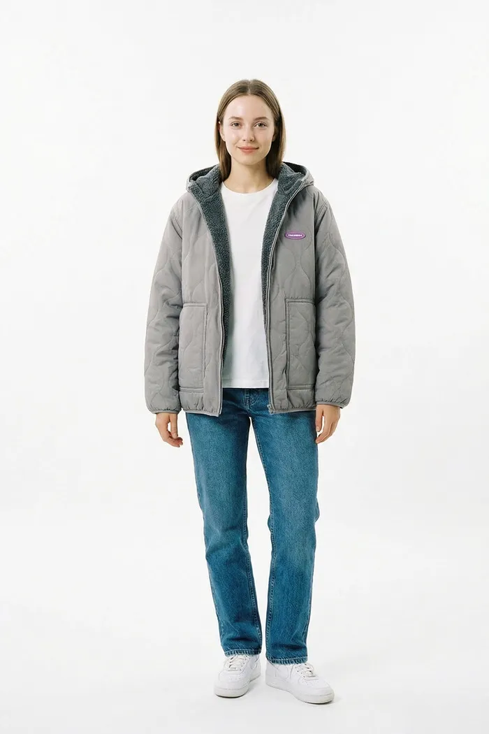 Куртка двухсторонняя YMKASHIX Liner серая женская