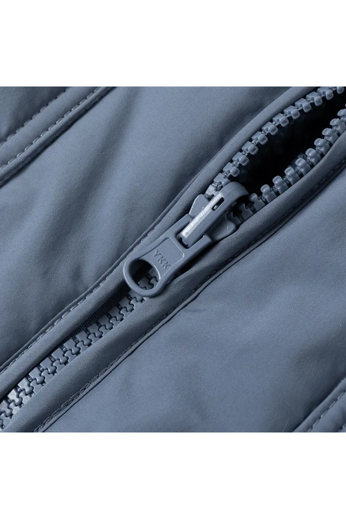 Куртка двухсторонняя YMKASHIX пыльно-синяя женская