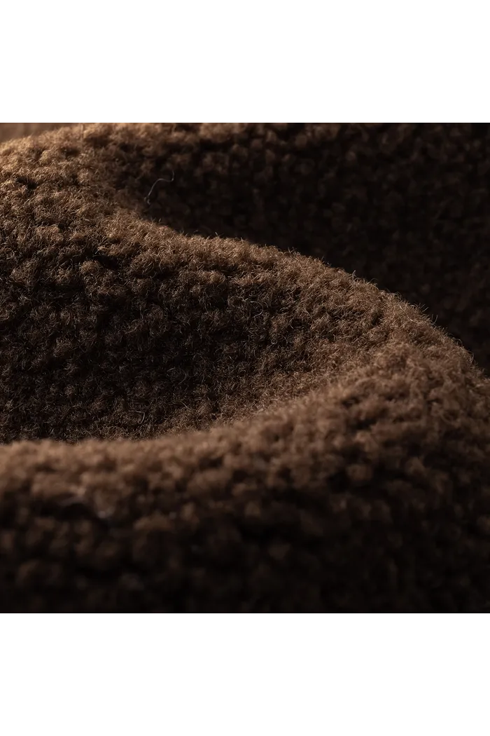 Куртка YMKASHIX Furry Big Logo HTF бело-коричневая женская