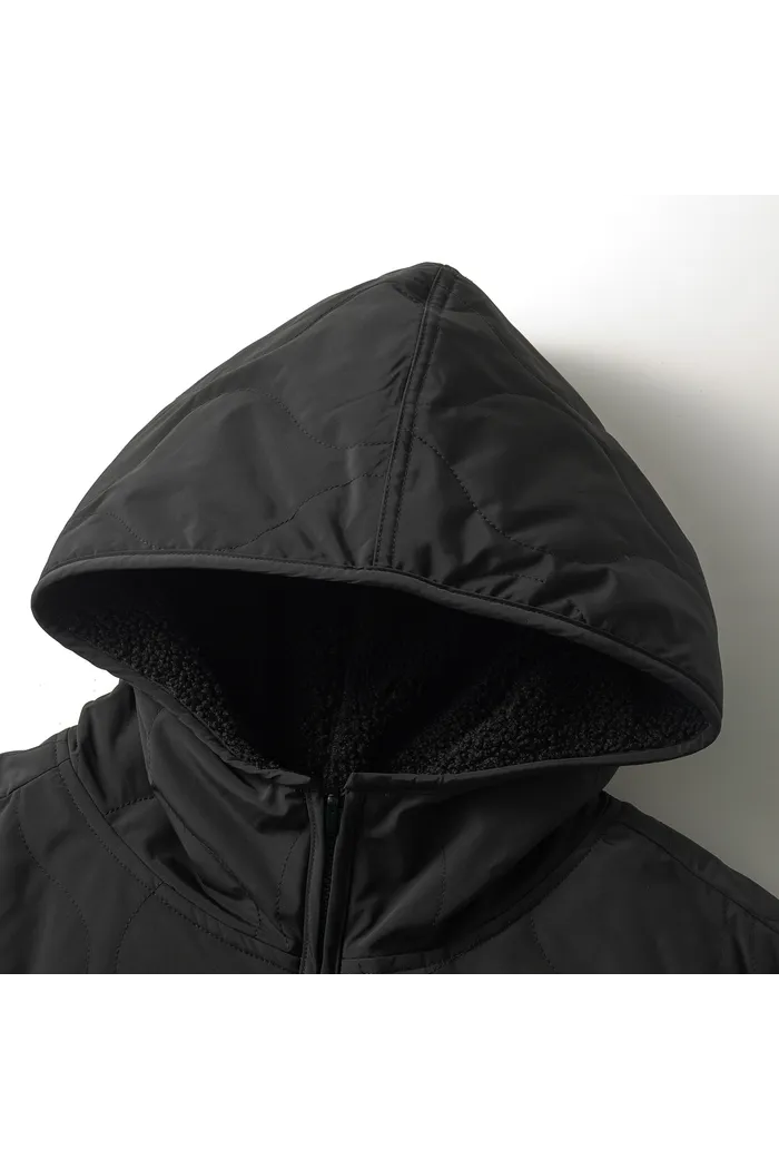 Куртка YMKASHIX двухсторонняя черная женская