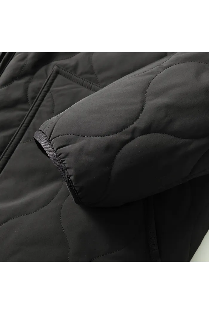 Куртка YMKASHIX двухсторонняя черная женская