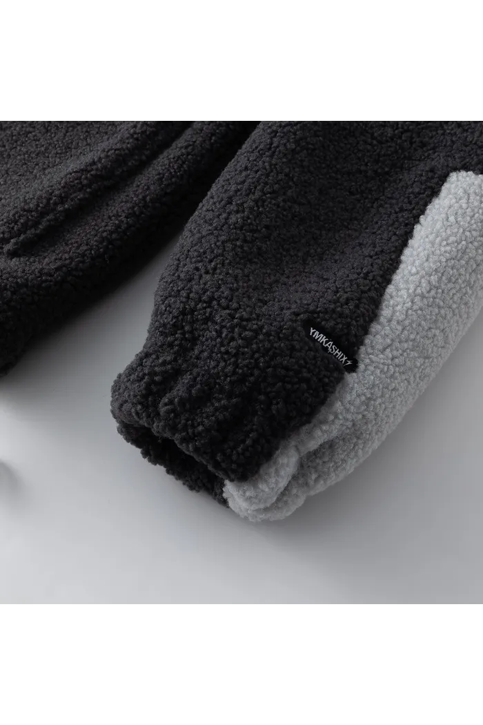 Куртка YMKASHIX Furry Big Logo HTF серая женская