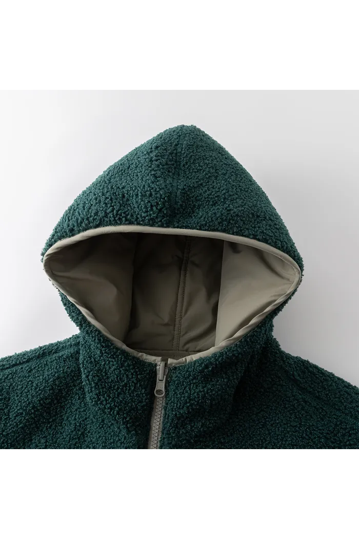 Куртка YMKASHIX двухсторонняя зеленая женская