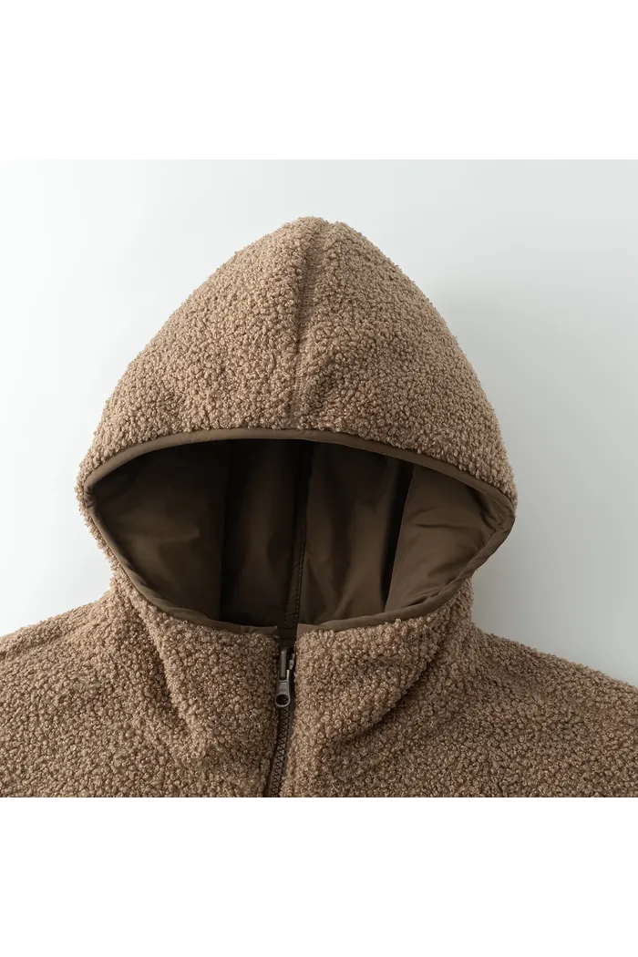 Куртка YMKASHIX двухсторонняя коричневая женская