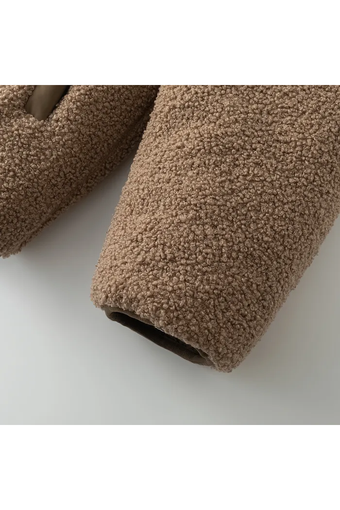 Куртка YMKASHIX двухсторонняя коричневая женская