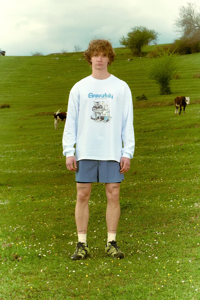 Лонгслив Garazhiki Longsleeve White