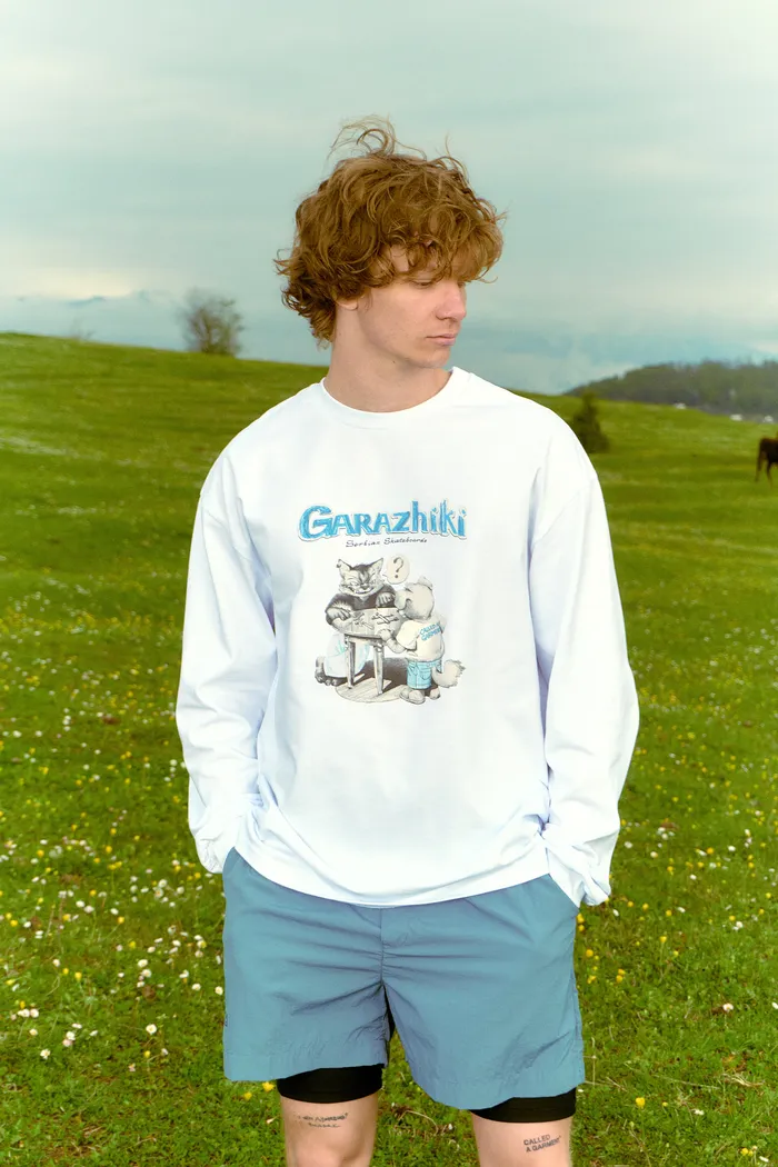 Лонгслив Garazhiki Longsleeve White