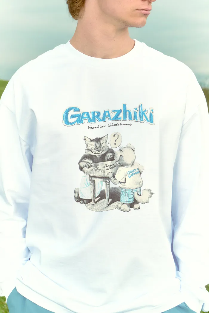 Лонгслив Garazhiki Longsleeve White