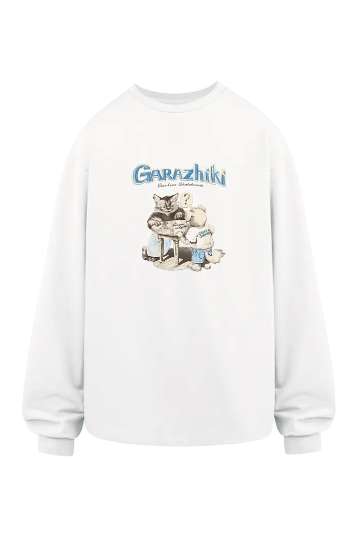 Лонгслив Garazhiki Longsleeve White