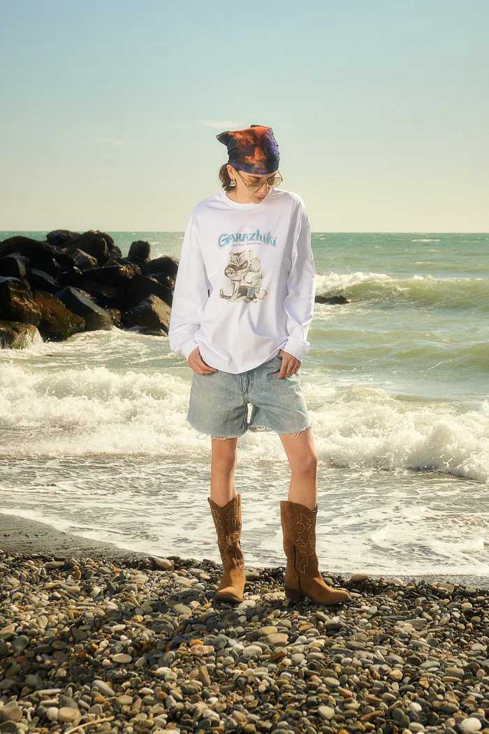 Лонгслив Garazhiki Longsleeve White