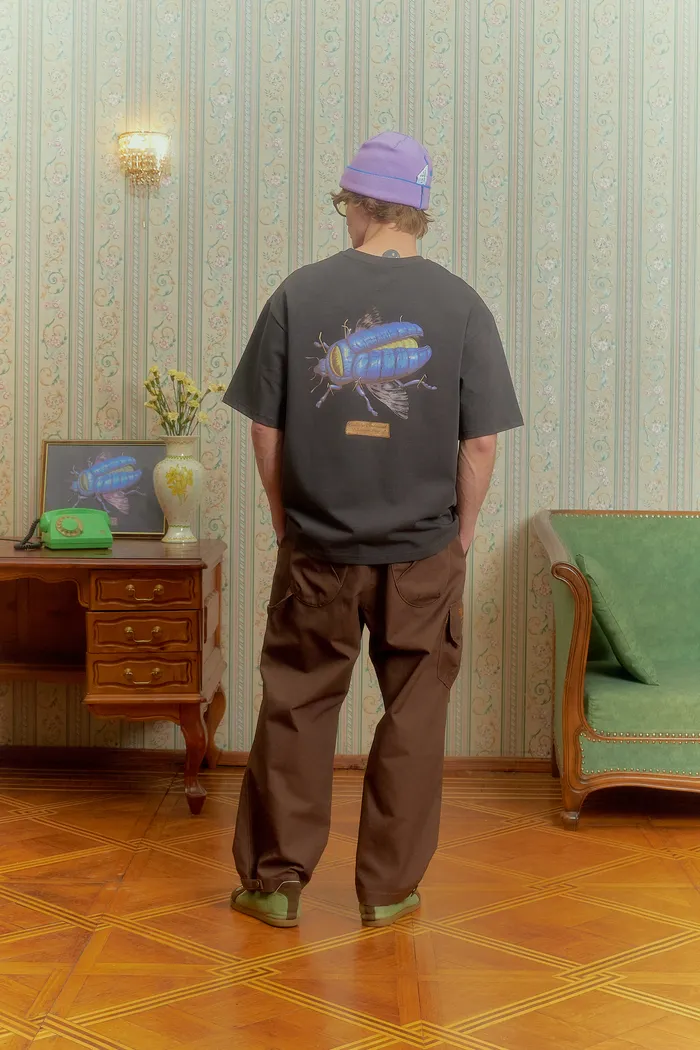 Футболка Sleeping Bug T-shirt, Dark Grey