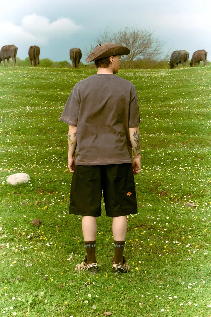 Футболка Stout T-shirt Brown dyed