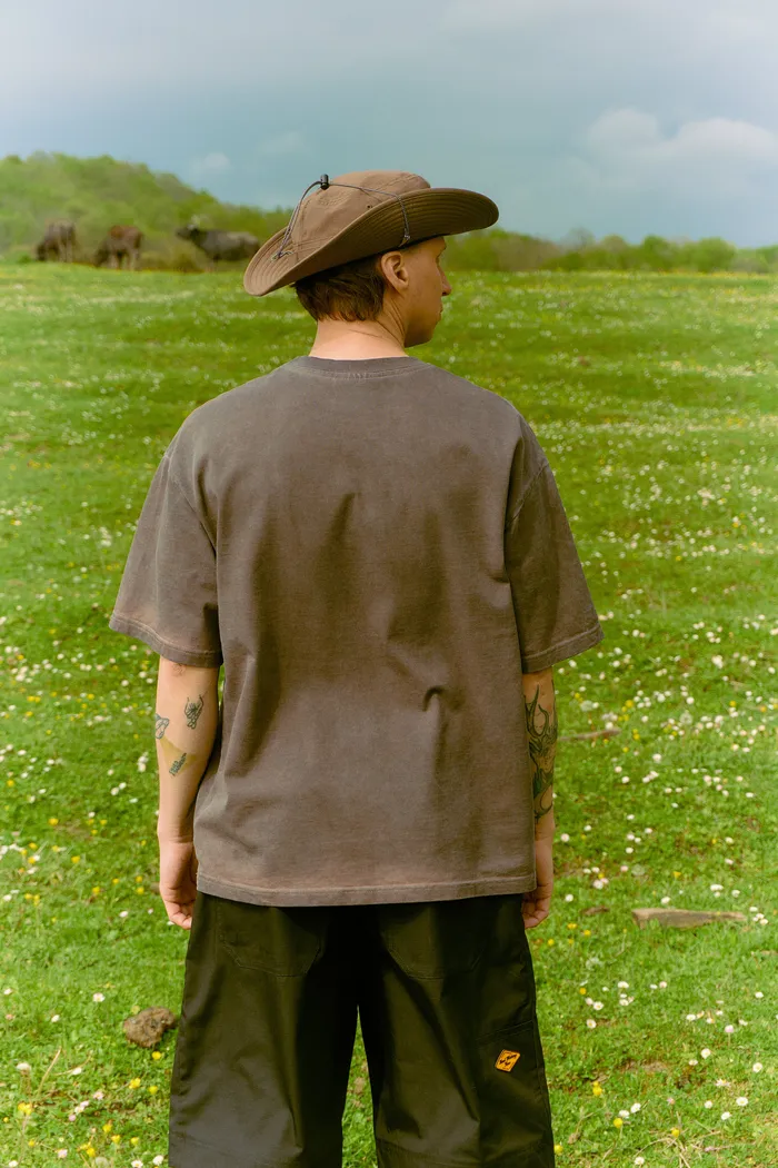 Футболка Stout T-shirt Brown dyed
